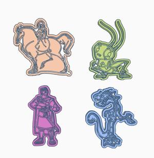 Mulan Cookie Cutter Pack