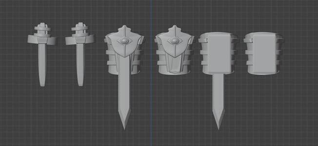 Assassin Hidden Blade Set for Minifigure