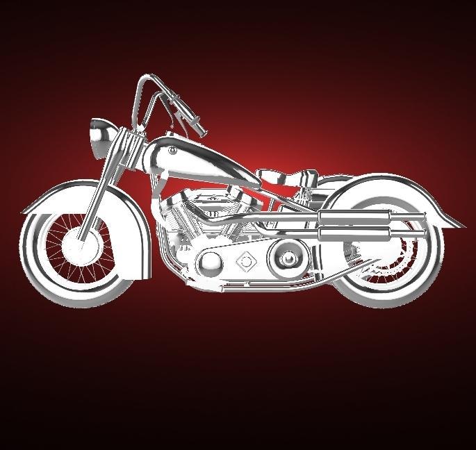 Indian Blackbird with sidecar