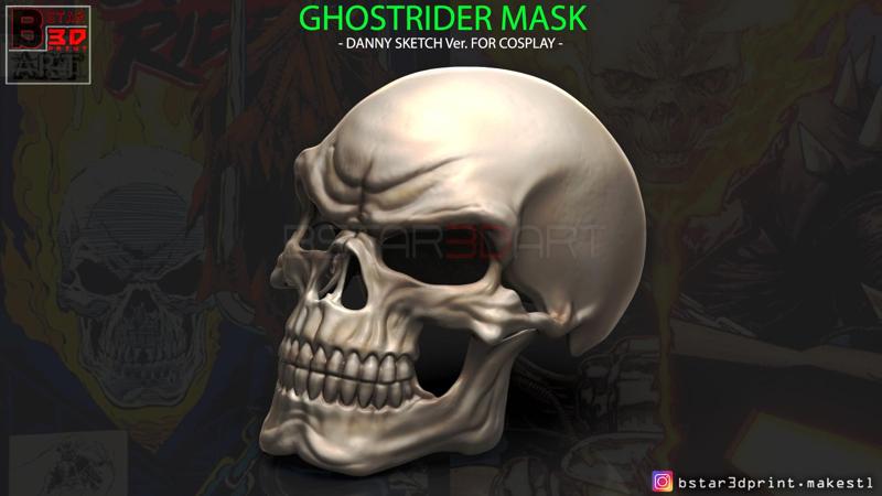Ghost Rider mask -Danny Ketch - Marvel comics