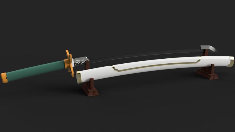 Demon Slayer Kimetsu no Yaiba - Shinobu Kocho Katana - Scabbard