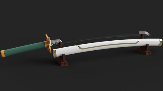 Demon Slayer Kimetsu no Yaiba - Shinobu Kocho Katana - Scabbard