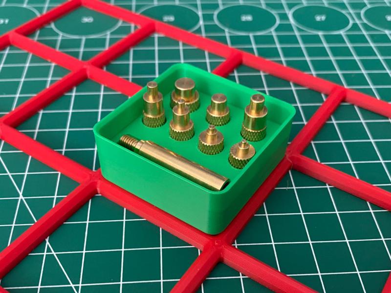 Gridfinity Heat-Insert Tool Holder (1×1)