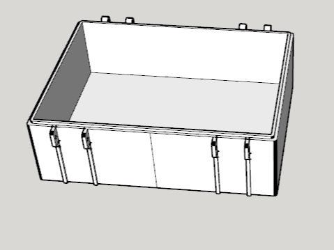 200mm Storage Box A1 mini P1 X1 H2D H2S Toolbox Toy Storage Box Photography Panel Light Storage