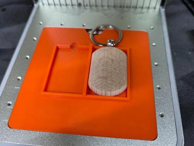 xtool f1 rounded wood keyring 2 plate