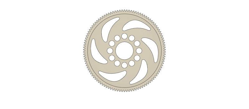 110T 64P Spur gear for 1/10 Yokomo Sakura chassis
