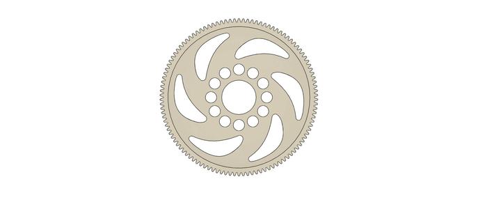 110T 64P Spur gear for 1/10 Yokomo Sakura chassis