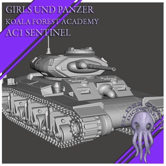 Girls Und Panzer Koala Forest AC-1 Sentinel
