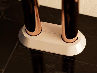 Parametric Radiator Pipe Cover/Base/Trim