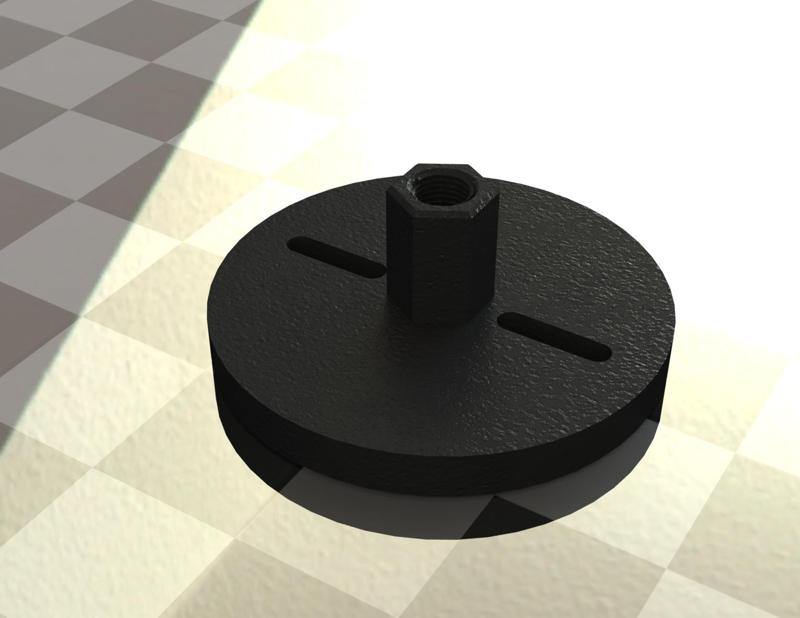 Magnetic flywheel / rotor puller