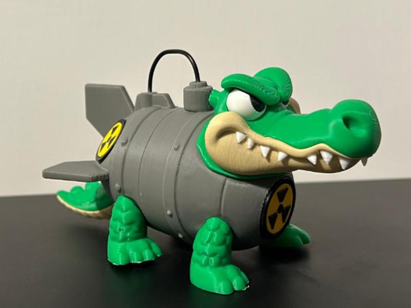 Bombardino crocodilo - articulated toy - No AMS