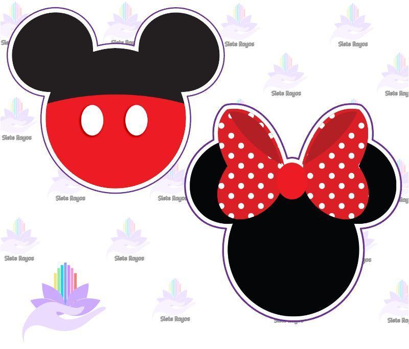Set of 2 cookie cutters Disney/ Minnie Mickey Mouse