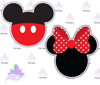 Set of 2 cookie cutters Disney/ Minnie Mickey Mouse