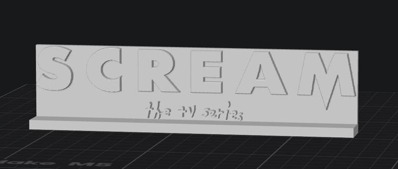 Scream: The TV Series Mask Sign