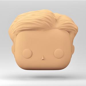 Stylized Chibi / POP Head STL | 3D Print File | MH_6-7