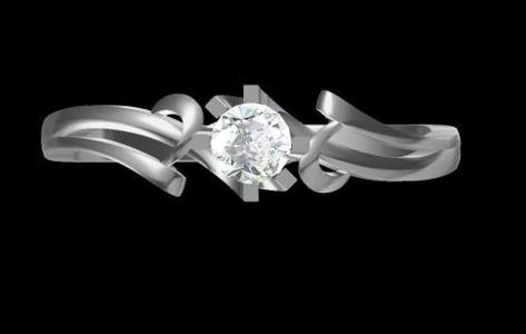 twisted diamond ring
