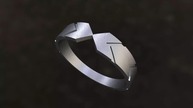 designer bangle stl verified