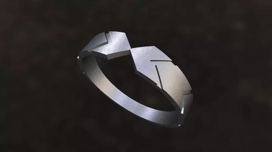 designer bangle stl verified