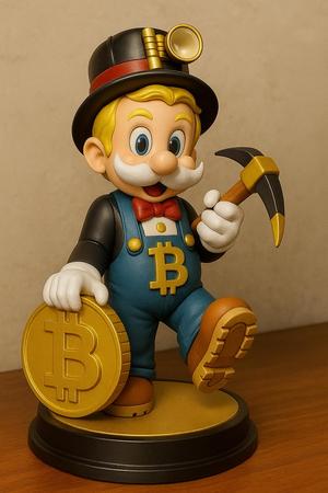 SCULPTURE RICHIE RICH monopoly bitcoin