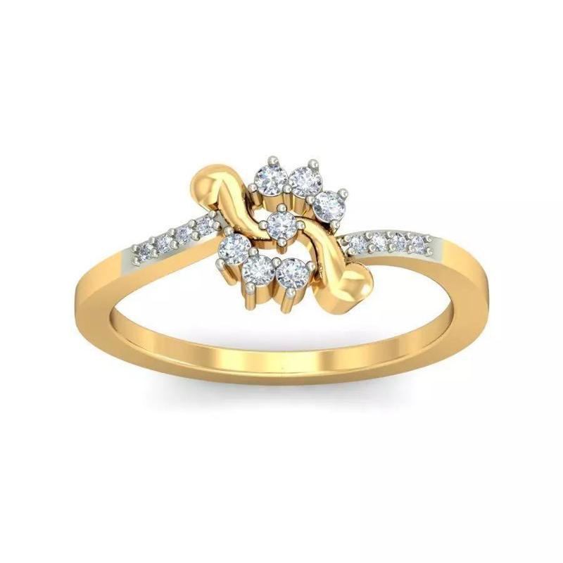 Buy Stunning Diamond Floral Cluster Ring