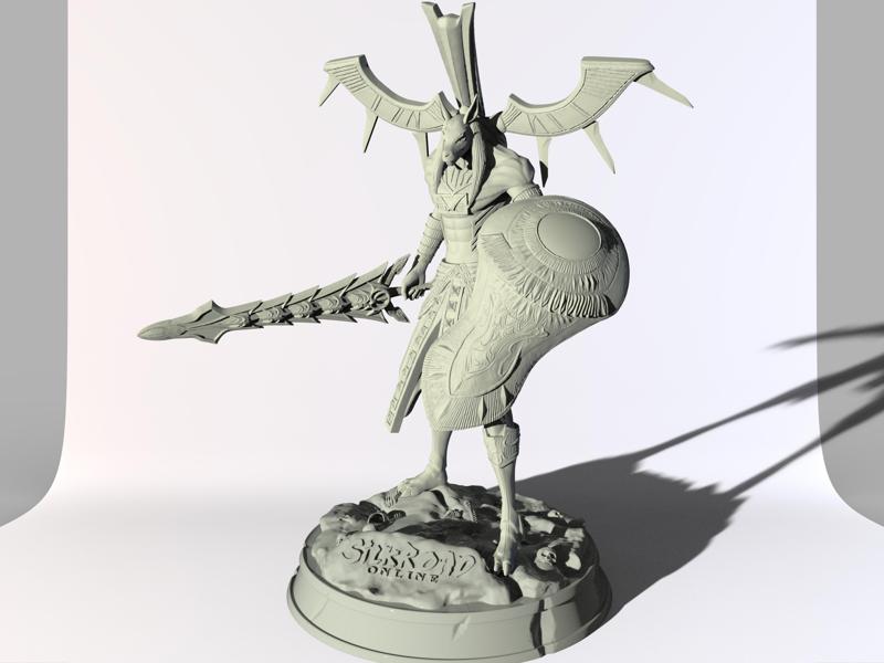 Anubis- | SILKROAD FIGURE | SILKROAD ONLINE | 3D SCULPT | 3D PRINT |SRO FIGURE | SILKRROAD MODEL | SRO MODEL