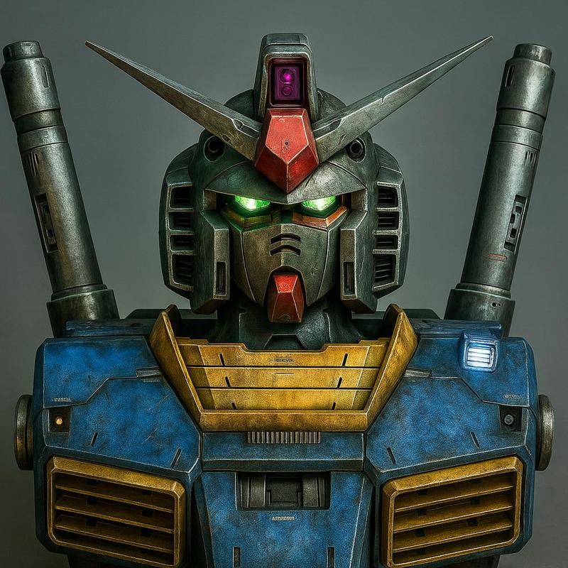 Realistic Robot Gundam Bust - Mobile Suit Gundam