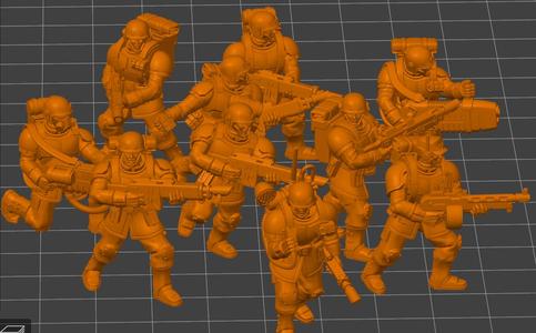 Assembled Blitz Men