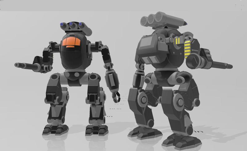 Ravager Battlearmor 6mm squad