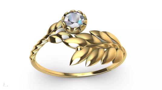 by pass leaf ring stl verified