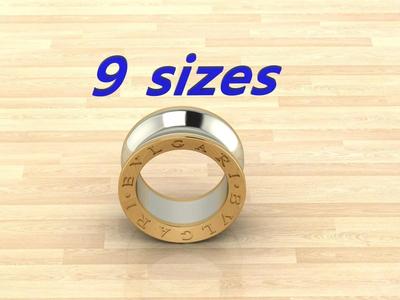 BVLGARI simple ring replica