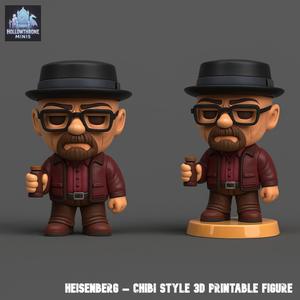 Heisenberg – Chibi Style 3D Printable Figure