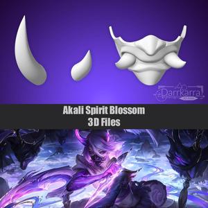 Akali Spirit Blossom Accessories League of Legends STL files
