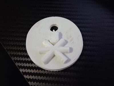 Campfire Keychain