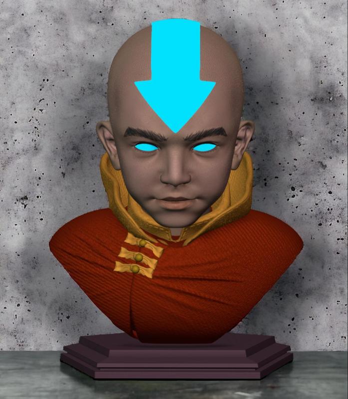 Aang The Last Airbender Bust