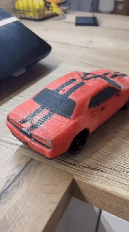 dodge challenger (print in place!)