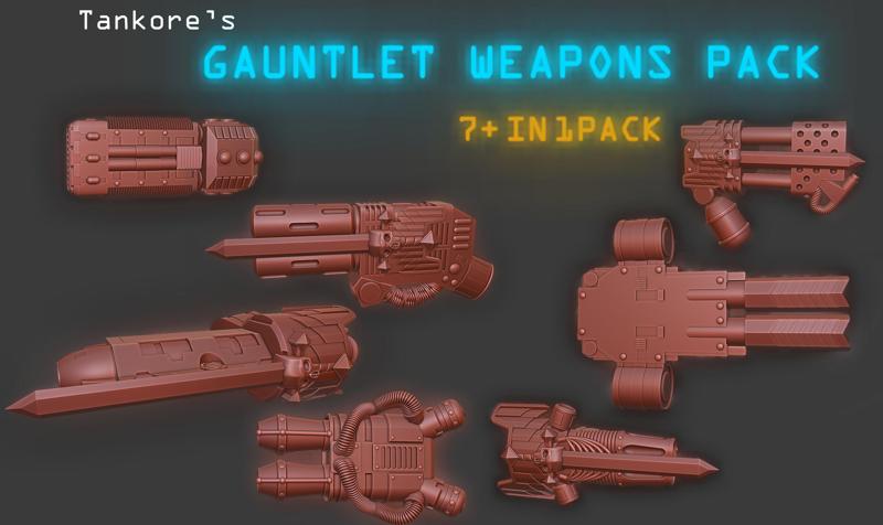 TANKORE'S gloomy angels Wrist mounted weapons