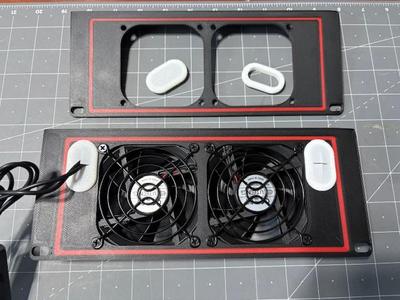 Brace for 2x 80mm fans - [YaMR]