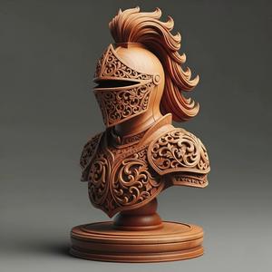 Medieval Knight Chess Piece