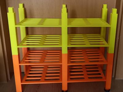 Modular Filament Rack with Adjustable Feet