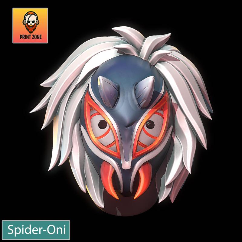 Spider-Oni Mask  Marvel Rivals (STL file)