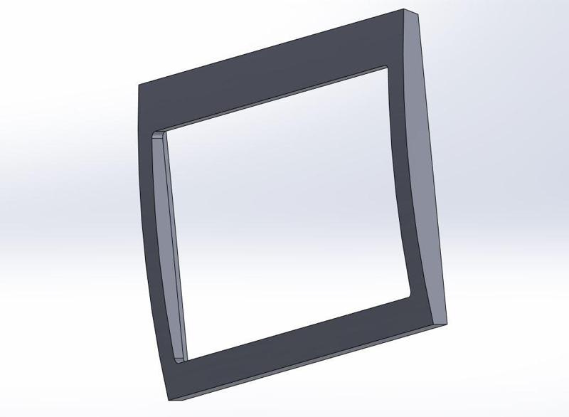 Car radio frame 2din | Skoda Fabia 2003