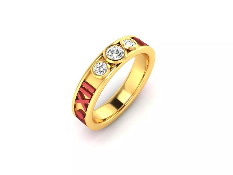 Solitaire Engagement Women Ring