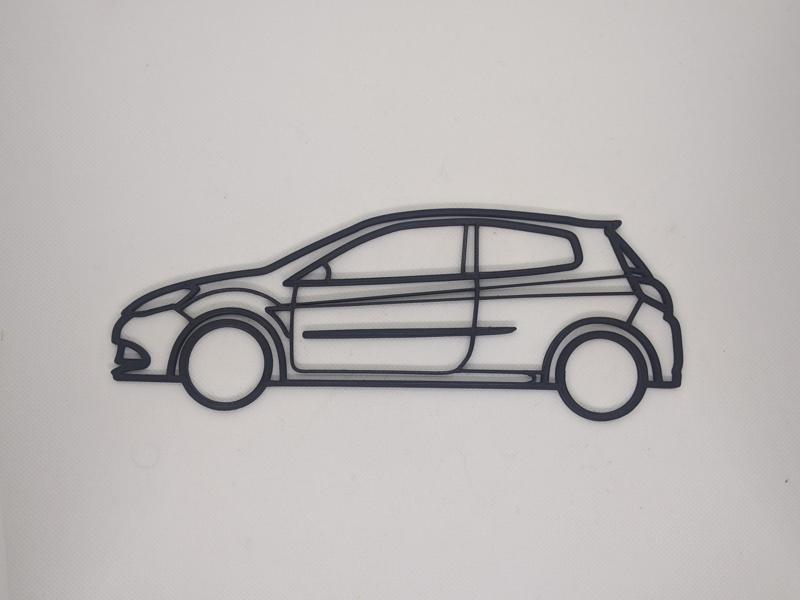 Wall decoration Renault Clio 3 RS