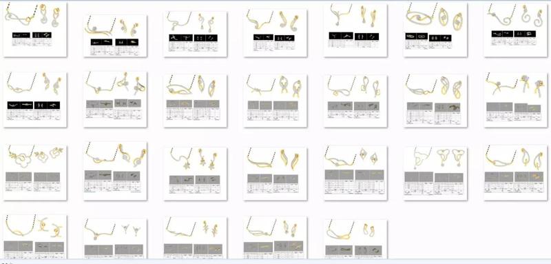 28 Pendant Earrings 3dm stl render details bulk purchase