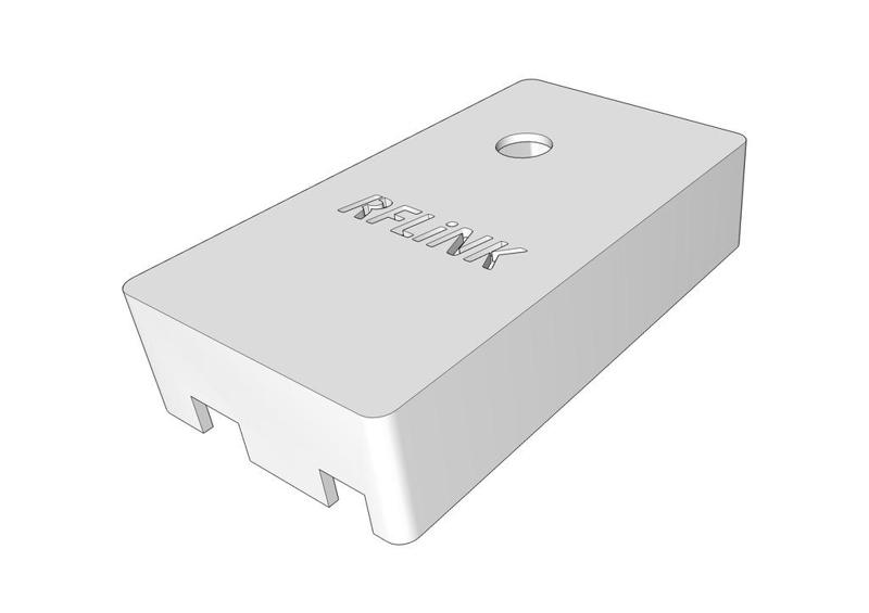 Remix of RFLink Arduino Mega Enclosure with "RFLink" marking