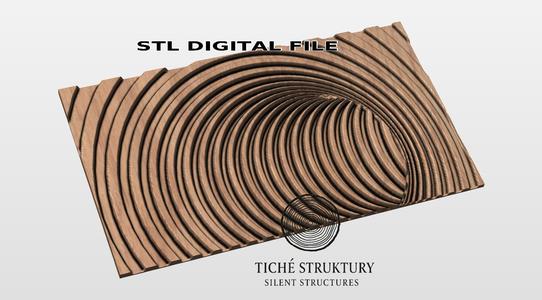 Abstract Wave Tunnel – Geometric Optical – 3D STL Model