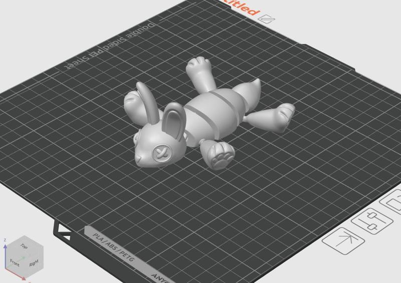 FlexiSona Base STL - Rabbit