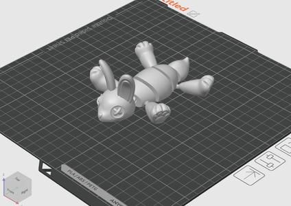 FlexiSona Base STL - Rabbit