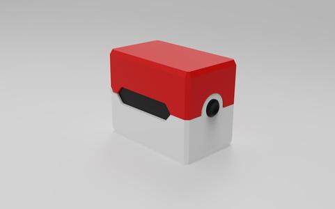 Pokeball commander deckbox (No glue or magnets)