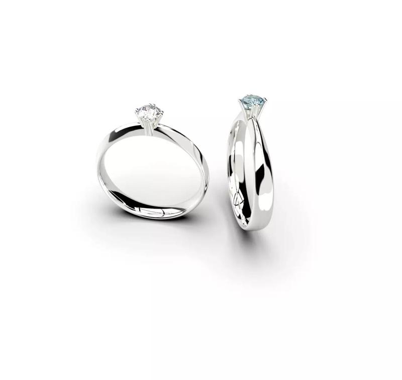 Solitario montatura   - diamond solitaire ring